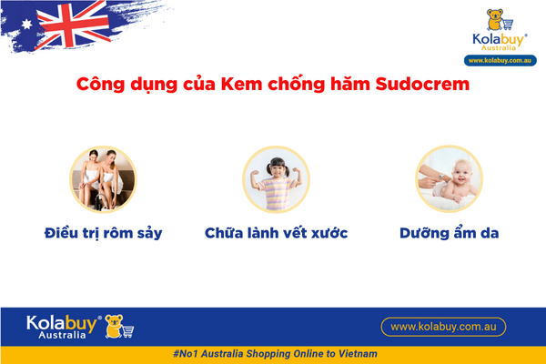 Kem trị hăm tã trẻ em Sudocrem Healing Cream 125g