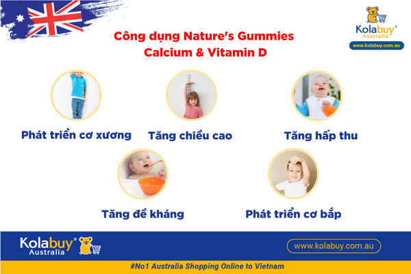 Nature's Way Kids Smart Vita Gummies Calcium
