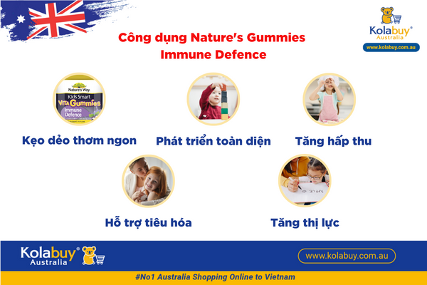 Nature's Way Kids Smart Vita Gummies Immune Defence
