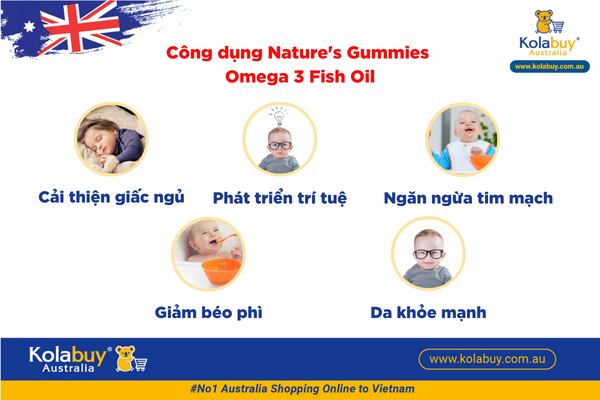 Nature's Way Kids Smart Vita Gummies Omega Fish Oil