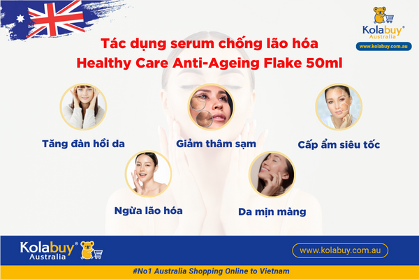 Serum chống lão hóa Healthy Care Anti-Ageing Gold Flake 50ml