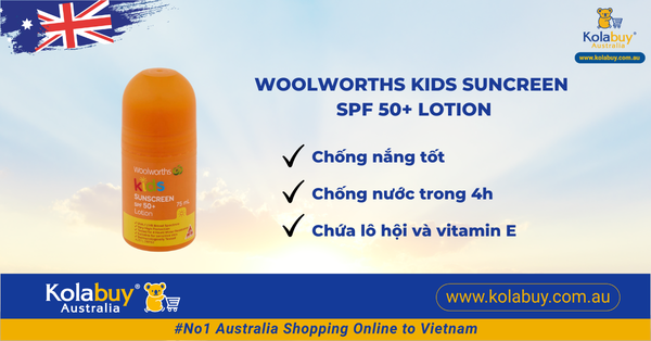 Woolworths Kids Sunscreen SPF 50+