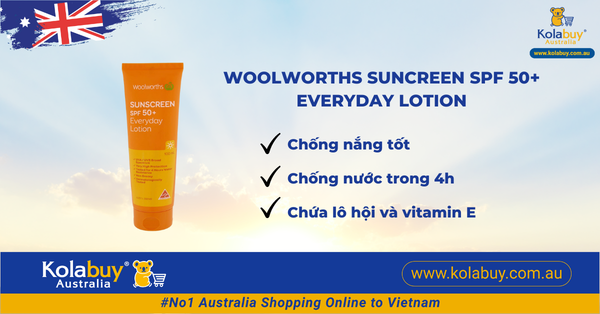 Woolworths Sunscreen Everyday Tube SPF 50+