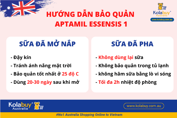 Aptamil Essensis số 1