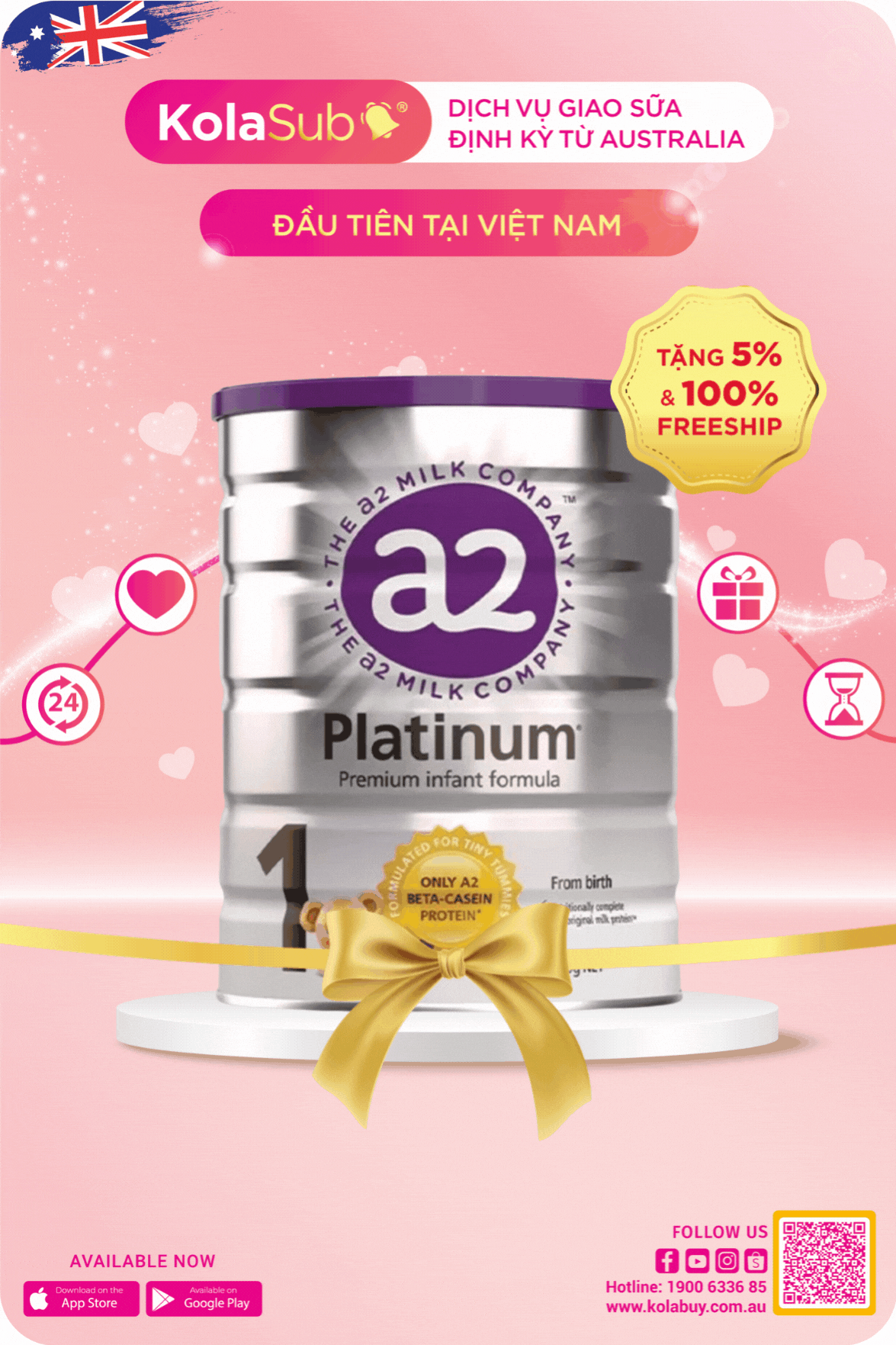 Sữa bột cho bé 0 đến 6 tháng