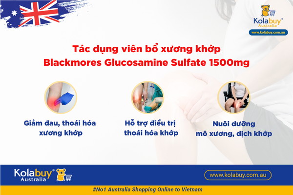 Blackmores Glucosamine Sulfate 1500mg 180 viên