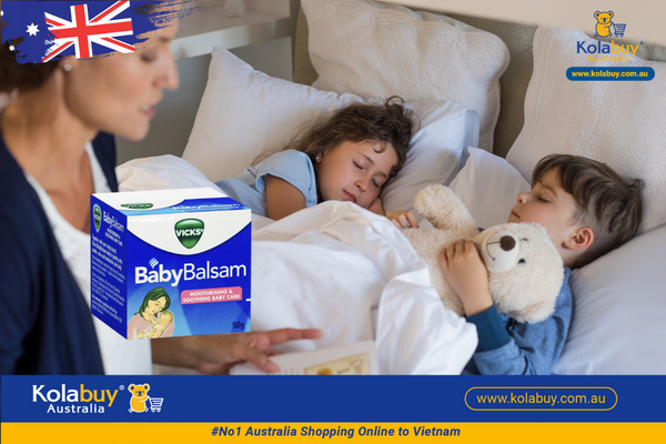 Dầu bôi ấm ngực Vicks Baby Balsam Decongestant Chest Rub 50g