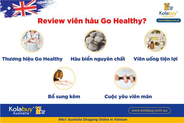 Hàu Go Healthy Plus Zinc 60 viên
