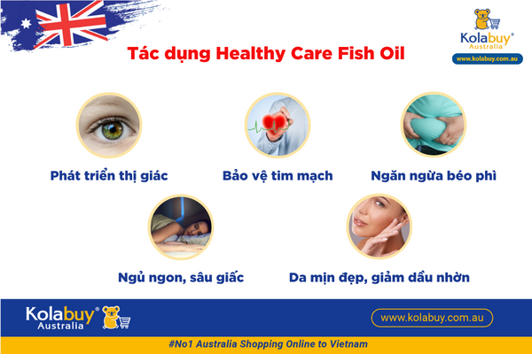 Healthy Care Fish Oil 1000mg Omega 3 400 viên