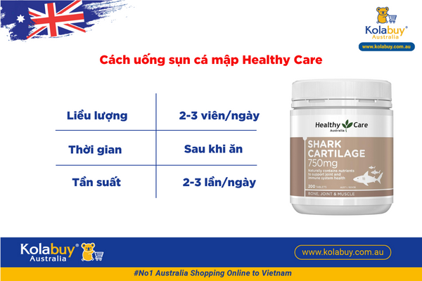 Sụn cá mập Healthy Care Shark Cartilage