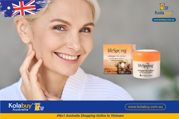 Kem dưỡng da nhau thai LifeSpring Collagen Q10 Plus