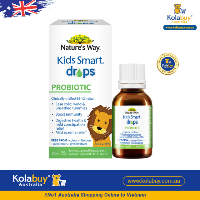 Men vi sinh Nature's Way Kids Smart Probiotic 20ml