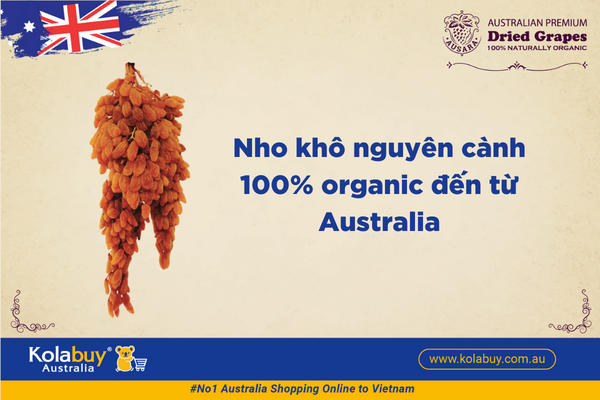 Nho khô nguyên cành Thompson