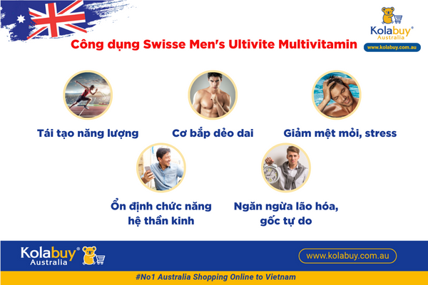 Swisse Men's Ultivite 30 viên