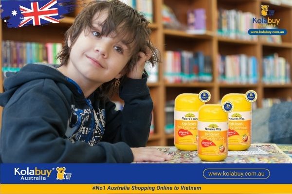 Nature's Way Kids Smart Vita Gummies Vitamin C + Zinc 60 Viên