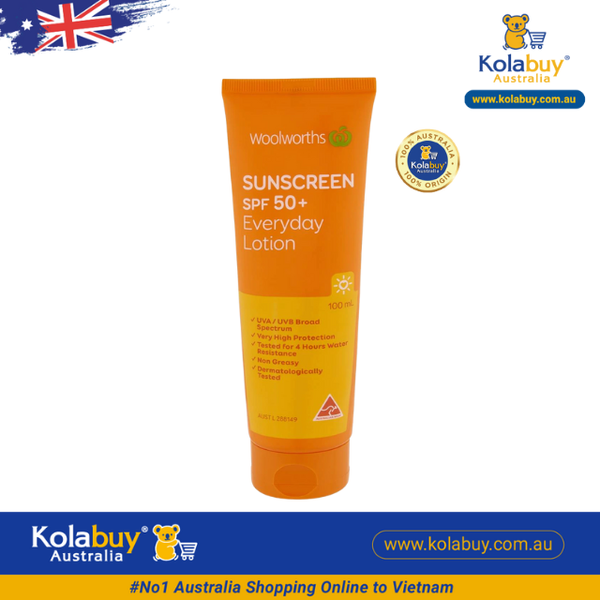 Woolworths Sunscreen Everyday Tube SPF 50+