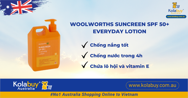 Woolworths Sunscreen SPF 50+