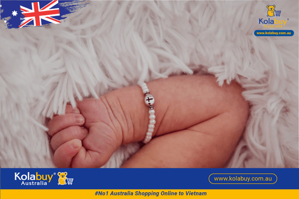 Vòng Hổ phách Baltic Amber Teething Bracelet Baby
