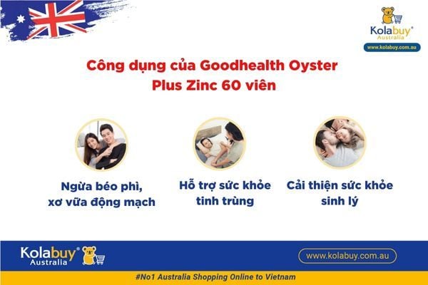 Goodhealth Oyster Plus Zinc 60 viên