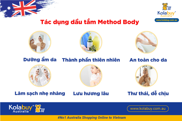 Dầu Tắm Method Màu Hồng