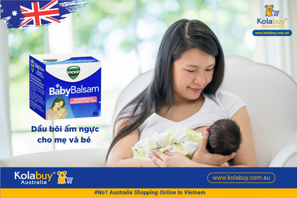 Dầu bôi ấm ngực Vicks Baby Balsam Decongestant Chest Rub 50g