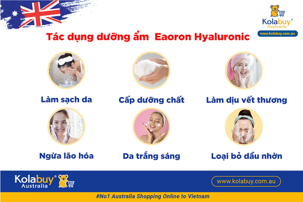 Sữa rửa mặt dưỡng ẩm Eaoron Hyaluronic Cleanser 100ml