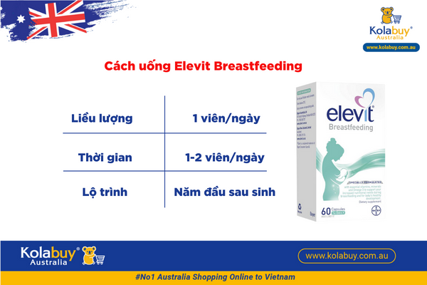 Elevit Breastfeeding Multivitamin 60 viên