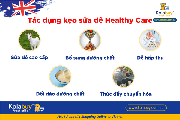 kẹo sữa dê healthy care goat milk