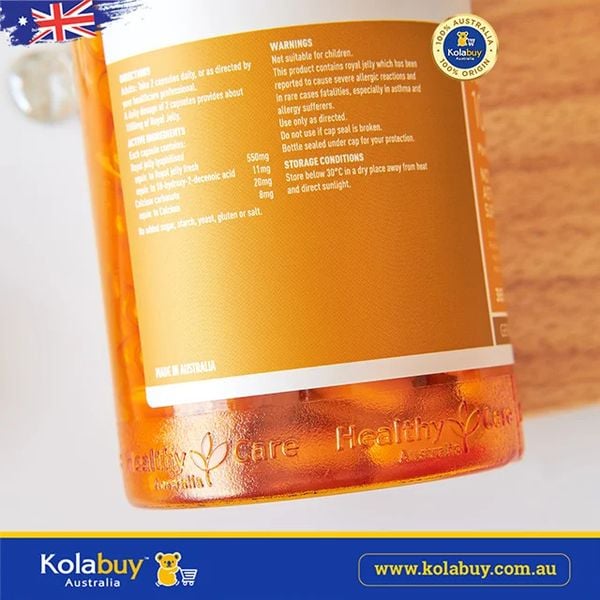 sữa ong chúa healthy care