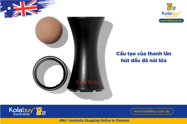 Cây lăn hút dầu Revlon Oil-Absorbing Volcanic Roller
