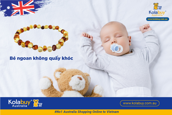 Vòng Hổ phách đeo cổ cho bé Baltic Amber Teething Necklaces Baby 33-35cm