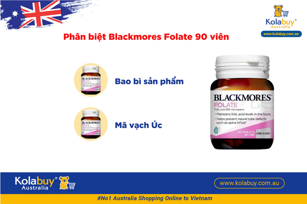 Blackmores Folate 500mcg 90 viên
