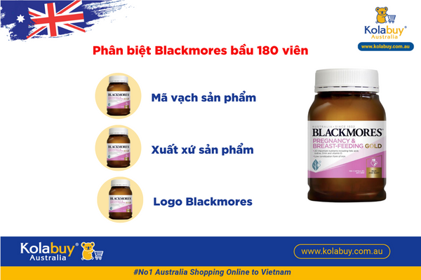 Blackmores Pregnancy and Breastfeeding Gold 180 viên