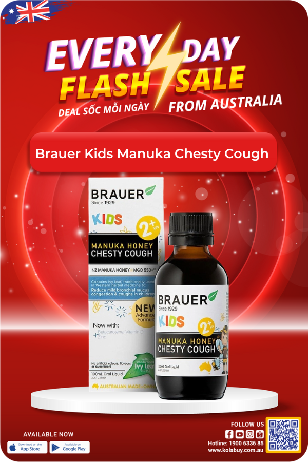 Brauer Kids Manuka Honey Chesty Cough