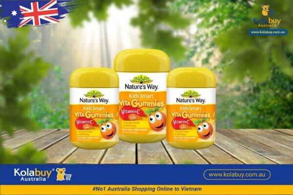 Nature's Way Kids Smart Vita Gummies Vitamin C + Zinc 60 Viên