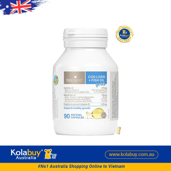 dầu gan cá tuyết fish oil bio island