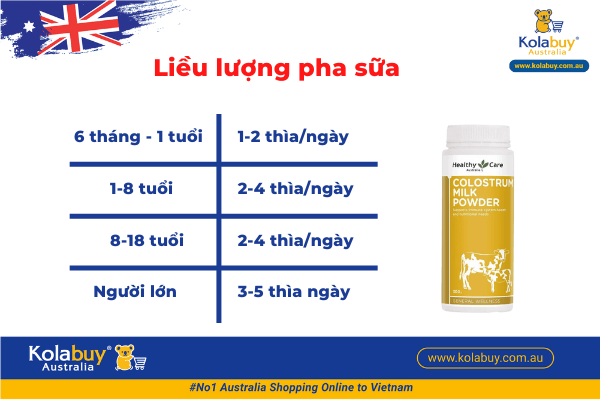 sữa bò non healthy care