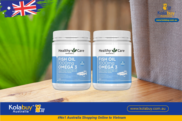 Healthy Care Fish Oil 1000mg Omega 3 400 viên