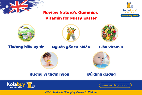 Nature's Way Kids Smart Vita Gummies Multi Vitamin for Fussy Eaters