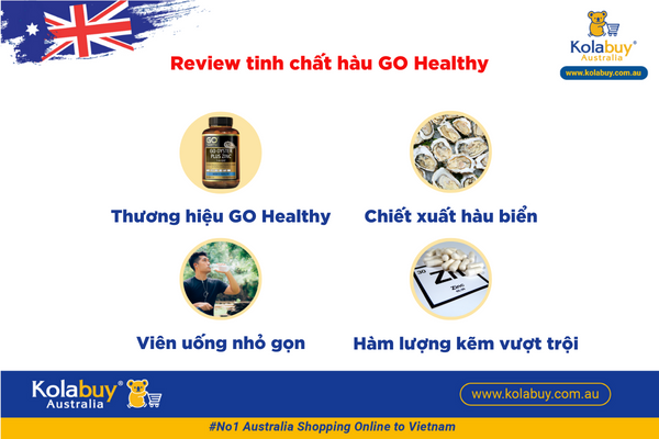 GO Healthy Oyster Plus Zinc 1-A-Day 120 Viên