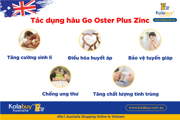 Hàu Go Healthy Plus Zinc 60 viên