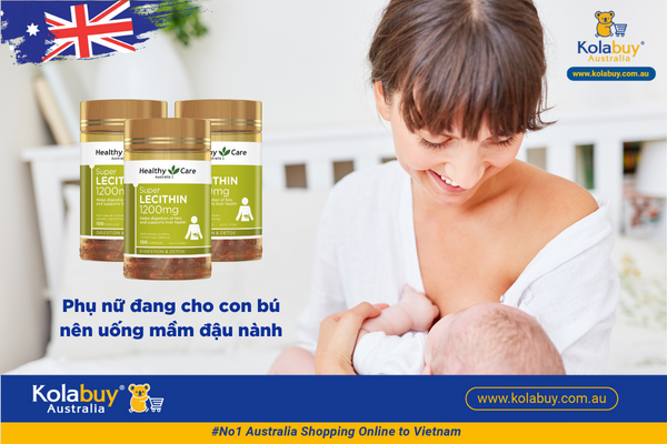 Mầm đậu nành Healthy Care Super Lecithin 1200mg