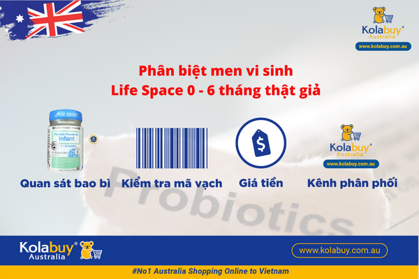 Men vi sinh Life Space 0 - 6 tháng