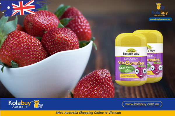 Nature's Way Kids Smart Vita Gummies Multi Vitamin & Vegies 60 Viên