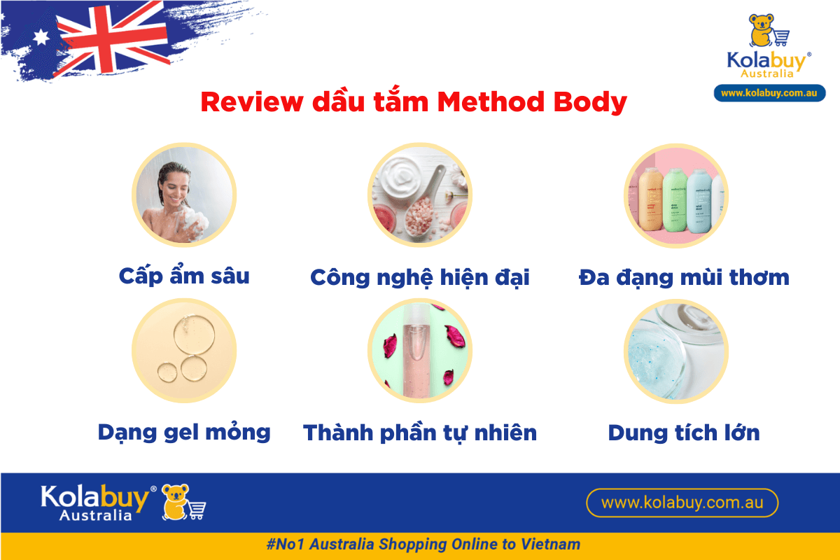 Dầu Tắm Method Màu Hồng