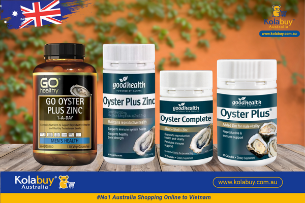 GO Healthy Oyster Plus Zinc 1-A-Day 120 Viên