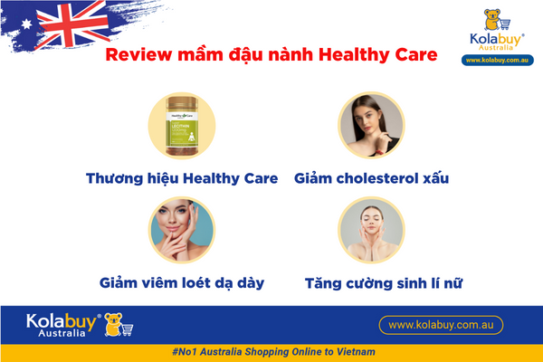 Mầm đậu nành Healthy Care Super Lecithin 1200mg