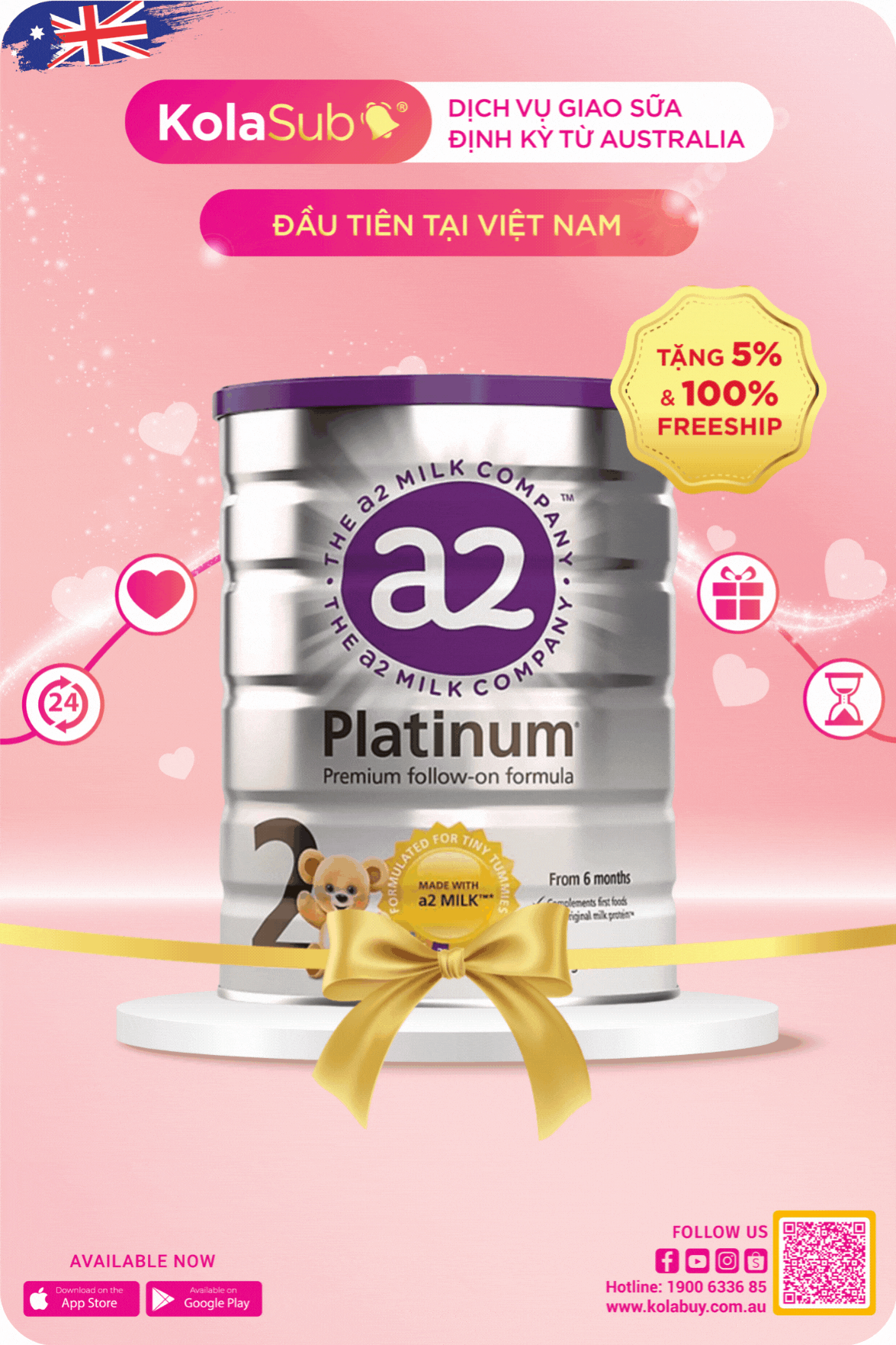 Sữa bột cho bé 6 đến 12 tháng