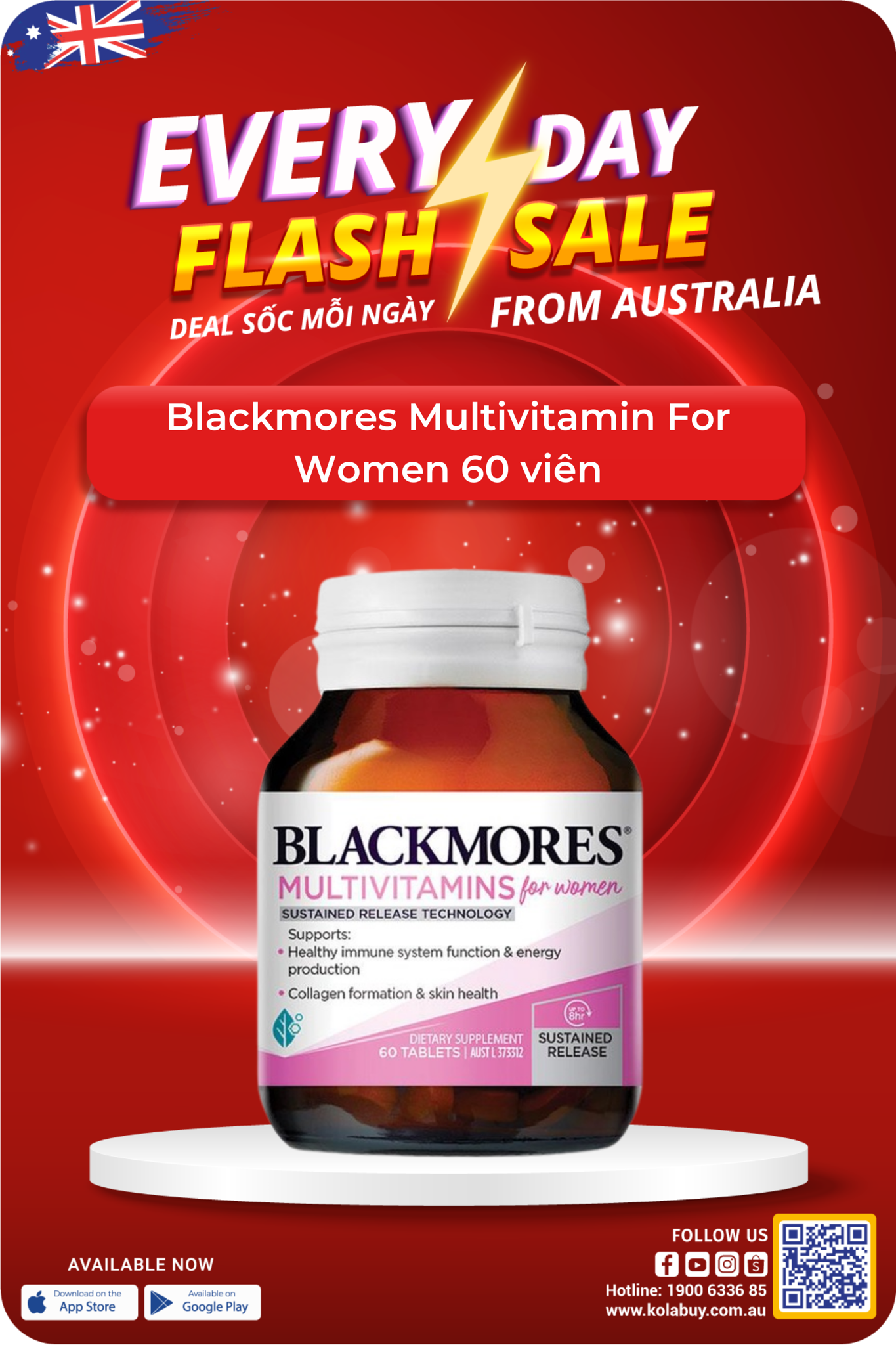 Blackmores Multivitamin For Women 60 viên