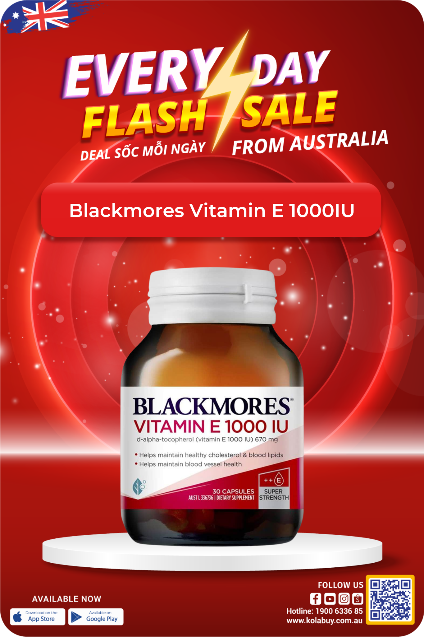 Blackmores Vitamin E 1000IU